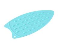 Tappetino poggia-ferro antiscivolo in silicone resistente al calore per piastra da stiro, vassoio, piatto, sottopentola (verde)