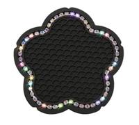 Tappetino portabicchieri per auto, sottobicchiere per auto in strass | Sottobicchiere porta PC per con strass scintillanti | Tappetino per tazza automobilistico per decorazione di veicoli per ber