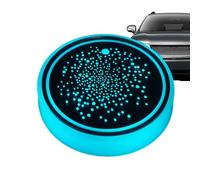 Tappetino portabicchieri per auto, sottobicchieri illuminati per tazze per auto | Sottobicchiere illuminato a LED antiscivolo per | Tappetino per tazza per bevande interno del veicolo con rilevam