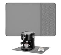 Tappetino portatile in silicone per macchine da caffè Many Purpose Kitchen Drying Mat for Kitchen area, Tablet e Home Use, Keeping Layers Clean and Organized