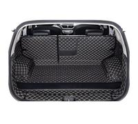 Tappetino Posteriore Per Hyundai Per Santa Per Fe 5 Posti, 2013-2018, Accessori Auto Personalizzati, Decorazioni Interni Auto, Tappetini Per Bagagliaio Vasca Baule(Black beige1)