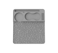 Tappetino Pressacaffè - Silicone Alimentare 26x24 Cm | Supporto Tamper | Stazione Espresso Antiscivolo Protezione Bancone Preparazione Caffè Casa Accessorio Professionale