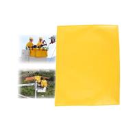 Tappetino professionale for la manutenzione elettrica,Tappetino impermeabile isolante giallo commerciale,Protezione ad alta tensione 0,4/10 KV, for elettricisti(1KV-39x39in(100x100cm))
