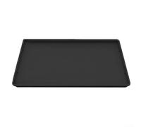 Tappetino professionale in silicone per macchina da caffè, design antiscivolo per una gestione efficace delle fuoriuscite e una facile manutenzione (nero)