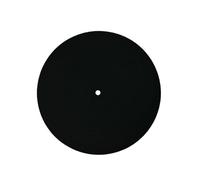 Tappetino protettivo per giradischi, Tappetino antiscivolo for giradischi in vinile in feltro da 7-12 pollici multicolore(10inch 3MM Black)