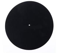 Tappetino protettivo per giradischi, Tappetino antiscivolo in feltro for giradischi da 3 mm di spessore for dischi in vinile multicolore(Black)