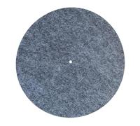 Tappetino protettivo per giradischi, Tappetino antiscivolo in feltro for giradischi da 3 mm for dischi in vinile, confezione, multicolore(Grey)