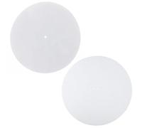Tappetino protettivo per giradischi, Tappetino antiscivolo in feltro for giradischi da 3 mm for dischi in vinile, confezione, multicolore(White)