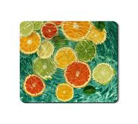 Tappetino protettivo per lavatrice e asciugatrice, motivo frutta colorata, copertura superiore per lavatrice, in gomma antiscivolo, impermeabile, per lavanderia, 50 x 61 cm