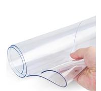 Tappetino protettivo per pavimenti in PVC trasparente, spessore 1,5 mm, resistente ai graffi e alle macchie, impermeabile, per sedia da ufficio, casa, lavanderia, cucina, 90 x 120 cm