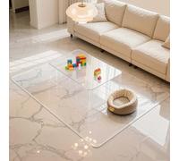 Tappetino Protettivo per Pavimento 30~240cm Tappeto Salvapavimento Trasparente 2mm Spessore, Antiscivolo Tappetino per Sedia Da Ufficio per Cucina Corridoio(60cm x 180cm)