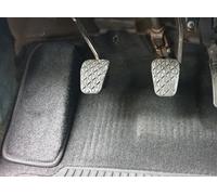 Tappetino Protettivo Per Pedana Poggiapiede Ford Fiesta VI dal 2008 al 2017,nero