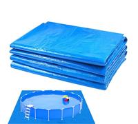 Tappetino protettivo per piscina, resistente, in geotessile resistente alle forature, comodo ammortizzante per piscine a terra, protezione per pavimento | per proprietari di case