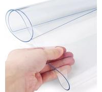 Tappetino Protettivo Trasparente in PVC per scrivania, Spessore 1 mm, Ideale per casa e Ufficio. AntiGraffio e Multiuso. Disponibile nelle Misure: 53"x 45", 55"x35", 60"x 46".