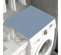 Tappetino Protezione Superiore For Lavatrice Asciugatrice,Copri Lavatrice Asciugatrice For Parte Superiore,Tappetino In Gomma Siliconica Antiscivolo Impermeabile(Light Blue,20 * 30cm)