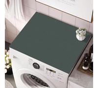Tappetino Protezione Superiore For Lavatrice Asciugatrice,Copri Lavatrice Asciugatrice For Parte Superiore,Tappetino In Gomma Siliconica Antiscivolo Impermeabile(Dark Green,20 * 30cm)