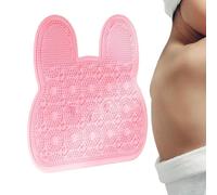 Tappetino Pulitore Per Piedi Bunny Silicone Antiscivolo Pulitore | Pulitore Per Schiena E Piedi Da Doccia Per Massaggio Pulizia Adulti Anziani Bambini Famiglia Casa Vasca Da Bagno Pavimento
