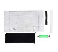 Tappetino puzzle in feltro Puzzle arrotolabile Tappetino portaoggetti Coperta puzzle per bambini (26 * 46 pollici)