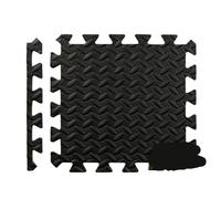 Tappetino Puzzle Palestra Puzzle Exercise Mat 12pcs Interlocking Foam Gym Mats Eva Floor Tiles For Gym Equipment(Black)