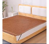 Tappetino refrigerante in bambù naturale, pieghevole e a raffreddamento rapido, 80 x 190 cm, per casa, scuola e dormitorio, soluzione ecologica in rattan