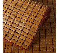 Tappetino refrigerante in bambù per divano Mahjong, sedile auto, cuscino pieghevole (80-200 cm), cuscino isolante estivo, materasso in bambù naturale per un comfort e una traspirabilità ottimali