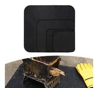 Tappetino resistente al calore per posizionare griglie calde e bollitori durante le avventure all'aperto o per uso interno, con caratteristiche antiscivolo e pieghevole (450 x 370 mm)