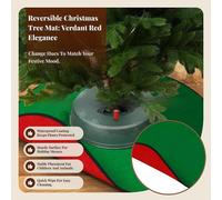 Tappetino reversibile per albero di Natale, protezione per pavimento di casa