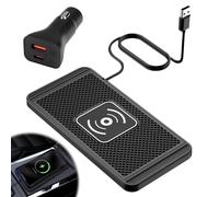 Tappetino Ricarica Wireless Auto Da 15 W Con PD40W QC3.0 Caricabatterie Wireless