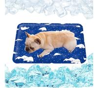 Tappetino rinfrescante for cani e gatti animali domestici for cuccioli e gattini Tappetino estivo for cuccia facile da lavare e portatile Mantiene il tuo animale domestico fresco(Type H,50x60cm)