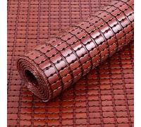 Tappetino rinfrescante in bambù cuscino antiscivolo per divano materasso traspirante Mahjong Carbonizzato arazzo estivo cuscino per sedia dimensioni 60 x 150 cm