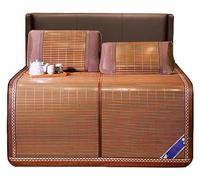 Tappetino rinfrescante in bambù, double-face, per dormire, estivo, in bambù, portatile, pieghevole, 1,5 m x 1,95 m, ideale per la stagione calda e confortevole