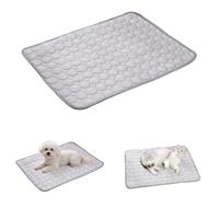 Tappetino Rinfrescante per Cani e Gatti Morbido e Lavabile per Cuccia 1 Pezzo 52x62 cm Tappeto per Cani di Grossa Taglia e Taglia Media Antiscivolo Traspirante per casa Auto Viaggio Riposo Quotidiano