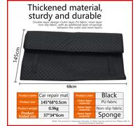 Tappetino Riparazione Auto Portatile Compatto Pieghevole Leggero PU Impermeabile