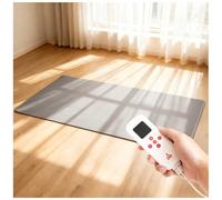 Tappetino Riscaldante da Posizionare Sotto la Scrivania, Spegnimento Automatico Dopo 12 ore, 60 Livelli di Regolazione della Temperatura, Tappeto Riscaldante,Grigio,150x200cm