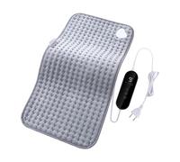 Tappetino Riscaldante Elettrico,9 Temperature Cuscinetto Elettrico Riscaldante 30x60 cm - Cuscinetto Seduta Invernale - Per Piede Collo Spalla Schiena Ginocchio Anca Ufficio Scrivania