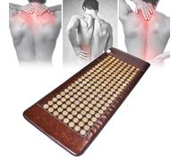 Tappetino riscaldante elettrico con temperatura regolabile da 20 a 70 ℃, spegnimento automatico per surriscaldamento, controller intelligente, allevia dolori alla schiena e crampi