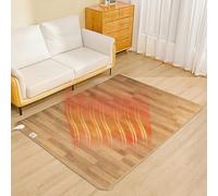 Tappetino riscaldante elettrico, impermeabile con riscaldamento a infrarossi, temperatura e timer regolabili (50 x 200 cm)