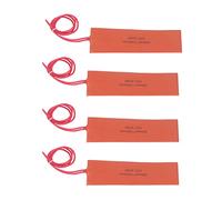 Tappetino Riscaldante in Gomma Siliconica 4 Pezzi, Coperta Riscaldante in Silicone Tappetino Riscaldante Flessibile in Silicone Coperta Riscaldante in Gomma per Apparecchiature Industriali 20W 12V