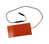 Tappetino riscaldante in silicone da 12 V, 100 W, con termostato, per sacchetti di cibo e pizza, flessibile e veloce distribuzione del calore per un calore sicuro in catering o eventi,