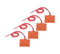 Tappetino Riscaldante in Silicone da 4 Pezzi, Riscaldamento Rapido, Lavoro Affidabile, 120-150 ℃, 50x50 Mm, per Conduttura, Barile, 12 V 7,5 W