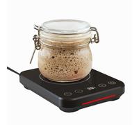 Tappetino riscaldante per lievito madre con timer da 12 ore, controllo della temperatura regolabile da 25 a 40 °C, base per fermentazione domestica per la cottura in casa,A