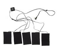 Tappetino riscaldante per vestiti elettrico Foglio riscaldante USB composito morbido e flessibile Riscaldatore di stoffa elettrico Escursionismo invernale all'aperto (With Switch 1 to 5)