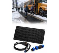 Tappetino Riscaldante Scioglimento Neve 3 Pezzi, Tappetini Riscaldanti Per Esterni Rimozione Neve Invernale, Percorsi Esterni Con Cavo Di Alimentazione Da 10 Ft (10 X 30 Pollici) 3PCS10"×30"