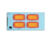 Tappetino riscaldante USB compatto pieghevole con tecnologia Graphene Fast-Warm 5V 2A Ingresso 10W Potenza nominale 3 modalità di temperatura 45C 50C 60C per esigenze di calore personale (blu)