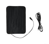 Tappetino riscaldante USB regolabile per piccoli rettili, in morbida pelle PU, 22 x 15,5 cm/33 x 18 cm, 5 V, 7,5 W/8,5 W, tappetino termico per lucertola, serpente, tartaruga e vivarium (S)