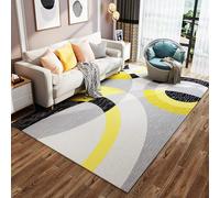 Tappetino riscaldato di grandi dimensioni, scaldapiedi elettrico per tappeti riscaldato con temperatura e timer regolabili, cuscinetto riscaldante in cristalli di carbonio(E,100x150cm)