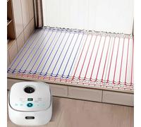 Tappetino riscaldato elettrico con touch screen intelligente e riscaldamento a circolazione dell'acqua, riscaldatore per interni per letto, pavimento domestico e tatami