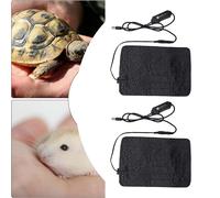 Tappetino riscaldato multifunzione regolabile in 2 pezzi per cani gatti