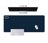 Tappetino Riscaldato Per Mouse, Tappetino Riscaldante Usb Per Le Mani Con Display Lcd, 5 Livelli Di Temperatura Regolabili, Protezione Antiscivolo Per Tavolo, Riscaldato Elettri Deep Bao Blue 80*33cm