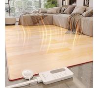 Tappetino riscaldato per piedi cuscinetto riscaldante in cristallo di carbonio scaldapiedi elettrici riscaldati riscaldatore elettrico per tappeti riscaldanti per pavimenti(200x250CM)